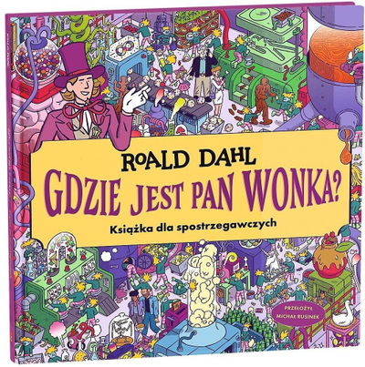 Libër fëmijësh Roald Dahl Where Is Mr. Wonka, me figura, kërko gjej