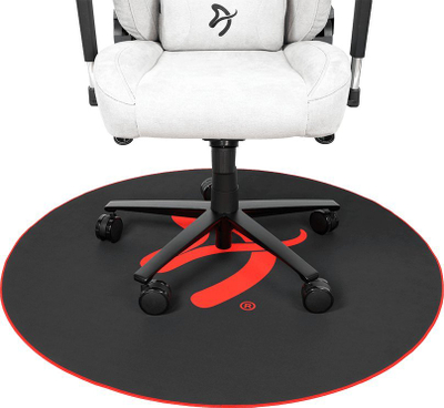Mbrojtëse dyshemeje Arozzi Zona Floor Pad, mikrofiber, për gaming dhe zyrë, e zezë me të kuqe