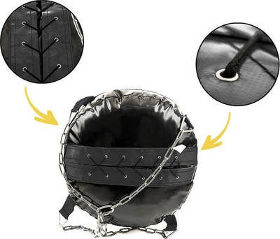 Thes boksi Allright Punching Bag, 145x45cm, 35kg, i zi