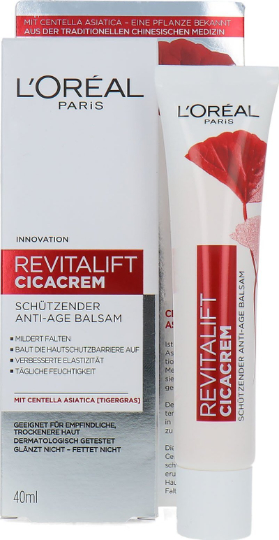Balsam për fytyrë L'Oreal Paris Revitalift Cicacrem, kundër plakjes, 40 ml