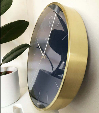 Orë muri Nextime Essential Gold 3252BL
