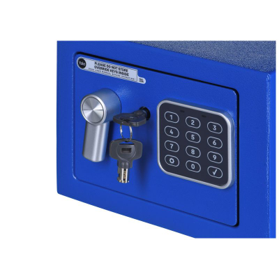 Kasafortë shtëpiake Yale YSV/170/DB2/B, tastierë digjitale, çelës rezervë, blu