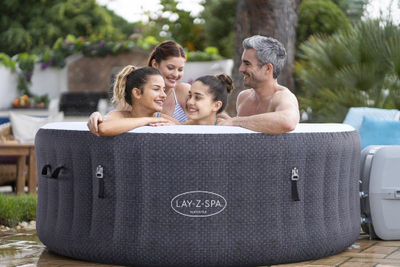 Xhakuzi Lay-Z-Spa Havana, 180cm, i zi/i bardhë