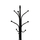 Varëse dyshemeje me 13 vende Φ37x180Hcm (HM9573.01), zezë
