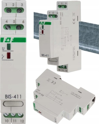 Rele bistabile Zamel BIS-411M, 1P 16A, 24V AC/DC, me memorie
