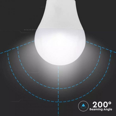 Llambë LED V-TAC VT-2219 9W E27 A60 4000K 806lm 2761 
