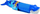 Pistoletë uji Leantoys Water Gun Syringe Shark, lodër për fëmijë, blu