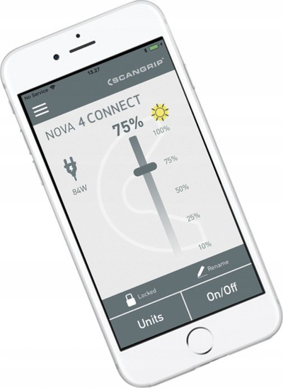 Reflektor pune LED Scangrip CONNECT NOVA 10, 18V, me rrymë dhe bateri, pa bateri, pa karikues