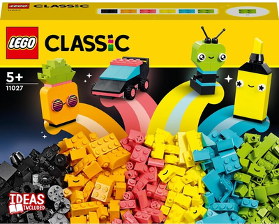 Set LEGO® Classic 11027 Neon creative fun, 333 pjesë