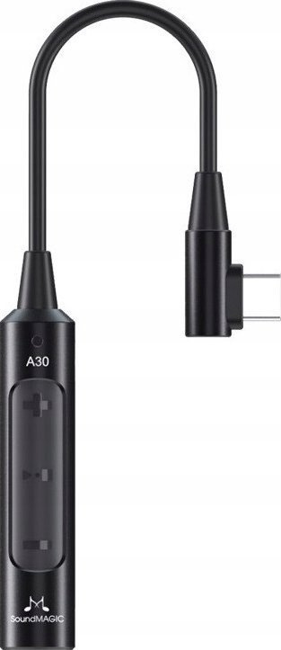 Amplifikator portabël për kufje SoundMagic A30i, me DAC mrena, me lidhje Lightning, ngjyrë argjendtë