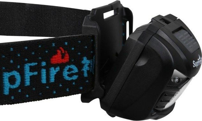 Dritë ballore SupFire HL06, 500 lumens, rikarikueshme USB, e zezë