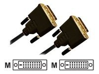 Kabllo DVI Jou Jye Computer AVC 130, DVI-D mashkull me mashkull, 2 m, e zezë
