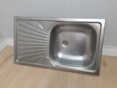 Lavaman Overlay Steel Sink, 50x80 cm, i kthyeshëm, inoks