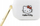 Kapak silikoni Hello Kitty 3D Kitty Head për AirPods Pro 2, i bardhë