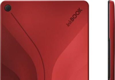 Електронски читач InkBOOK Calypso Plus, безжичен интернет, со аудиокниги, црвен