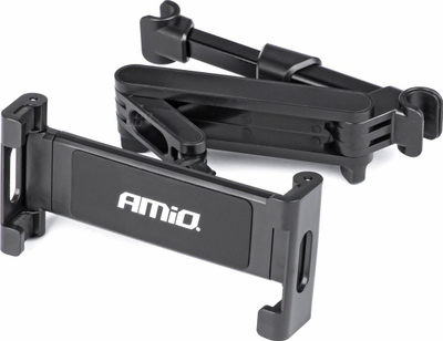 Држач за телефон AMiO 03799, за потпирач за глава, универзален, црн