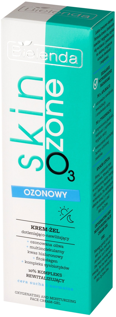 Krem xhel për fytyrë Bielenda Skin O3 Zone, që jep oksigjen dhe lagështi, 50 ml