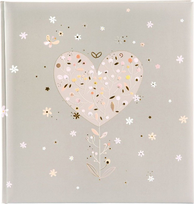 Album fotografish Goldbuch Wedding Elegant Heart, 30x31cm, 60 faqe, bezhë