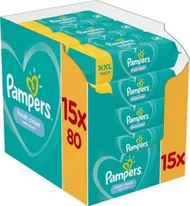 Peceta të lagura Pampers, 15x80 copë