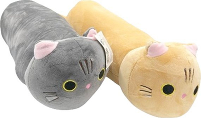 Jastëk lodër për mace Pegaz Toys Cat Cushion, 46cm, pelushi, shumëngjyrësh