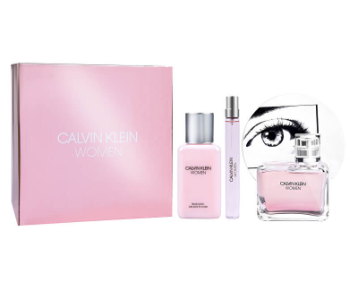 Set Calvin Klein: Eau de Parfum 100 ml + losion 100 ml + Eau de Parfum 10 ml