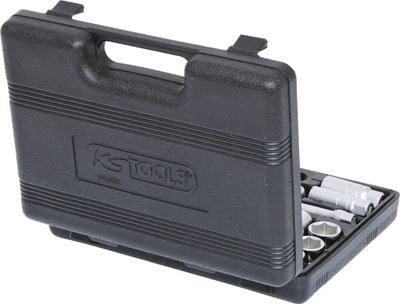 Set çelësa çekiç KS Tools 3/8", 61 copë, në kuti plastike, i zi