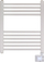 Radiator banjo elektrik Adler AD 7823, 50x70 cm, panel LED, i bardhë