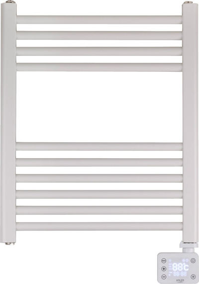Radiator banjo elektrik Adler AD 7823, 50x70 cm, panel LED, i bardhë