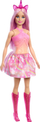 Kukull Barbie Unicorn Mattel, me flokë rozë ombre, me gjonxhe unicorn, shumëngjyrëshe