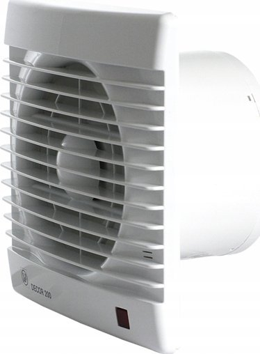 Ventilator banjoje S&amp;P Decor 100 CZ, 230V 50Hz, temperaturë ambienti 40°C, i bardhë