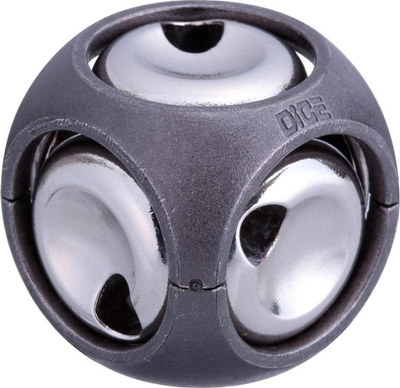 Puzzle metalik G3 Huzzle Cast Dice, nivel 3 nga 6, ngjyrë argjendi