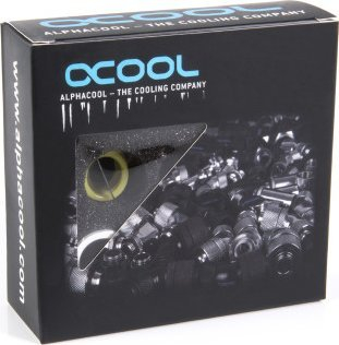 Lidhëse ujëftohëse Alphacool Eiszapfen PRO G1/4, për tuba 16mm, set 6 copë, të bardha