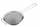 Сито за кујна TG Home, инокс 18/10, дијаметар 12 cm, сребрена