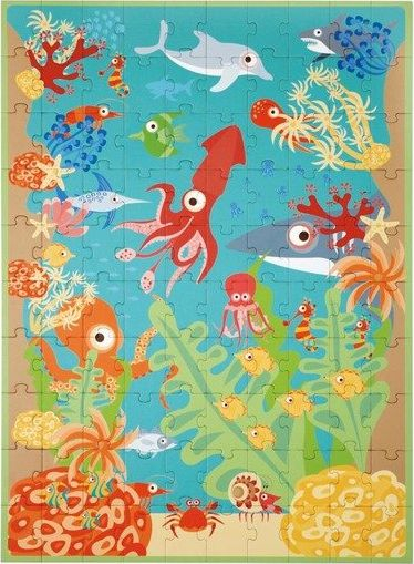 Puzzle Carletto Scratch Ocean 276181121, 100 copa, 43.5 x 60 cm, shumëngjyreshe