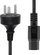 Kabllo rryme ProXtend Power Cord Denmark, EDB në C15, e zezë