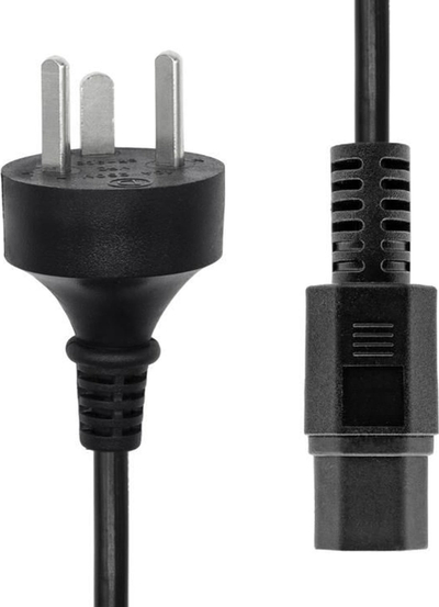 Kabllo rryme ProXtend Power Cord Denmark, EDB në C15, e zezë