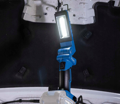 Lampë pune me bateri Scheppach C-WL20-X, 20V, 300 lumens, blu