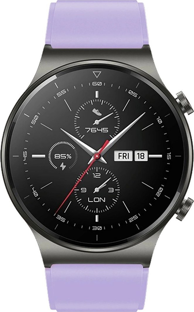 Rrip ore silikoni për Huawei Watch GT 2 3 4 Pro GT 2e 46mm, vjollcë