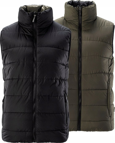 Jeletkë Magnum Recto Vest M, dyanshme, poliestër, e zezë ulliri