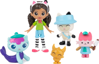 Сет играчки „Куќичката на Геби“ 6067225 Campfire Gift Set, фигури Геби и Панди Пау, за деца 3+, шарен