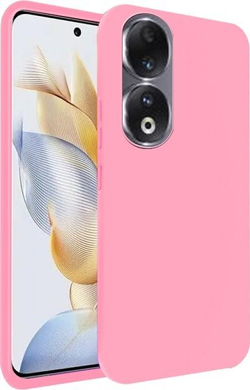 Këllëf telefoni Beline Candy për Honor 90, silikon, ultra i hollë, rozë e çelët