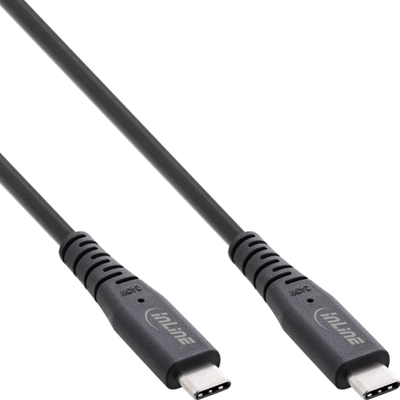 Kabllo USB InLine USB4 USB C në USB C, 2m, 240W PD, 8K 60Hz, e zezë