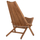 Karrige lounge CAMY palosëse teak 54×90×91 cm (HM5962)