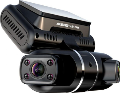 Kamerë sigurie për makinë Mikavi PQ7 4CH, Full HD, Wi‑Fi GPS, e zezë
