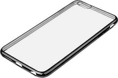 Kapak silikoni Blow për iPhone 7 Plus, transparent, me efekt metalik, i tejdukshëm