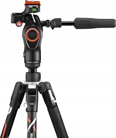 Tripod Manfrotto Befree 3 Way Live MKBFRLA-3W, kokë fluide me 3 drejtime, për kamera Sony, ngjyrë e zezë