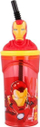 Shishe pijesh Marvel Avengers Iron Man, 360ml, me pip 3D, e kuqe