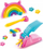 Креативен сет My Rainbow Creations Gabby's Dollhouse, со маса за моделирање, бела шолја, за деца