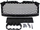 Grill MTuning për Audi A4 B9, stil RS, ABS, satin black
