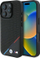 Kapak telefoni BMW M Perforated Tricolor Line MagSafe, për Apple iPhone 16 Pro, i zi